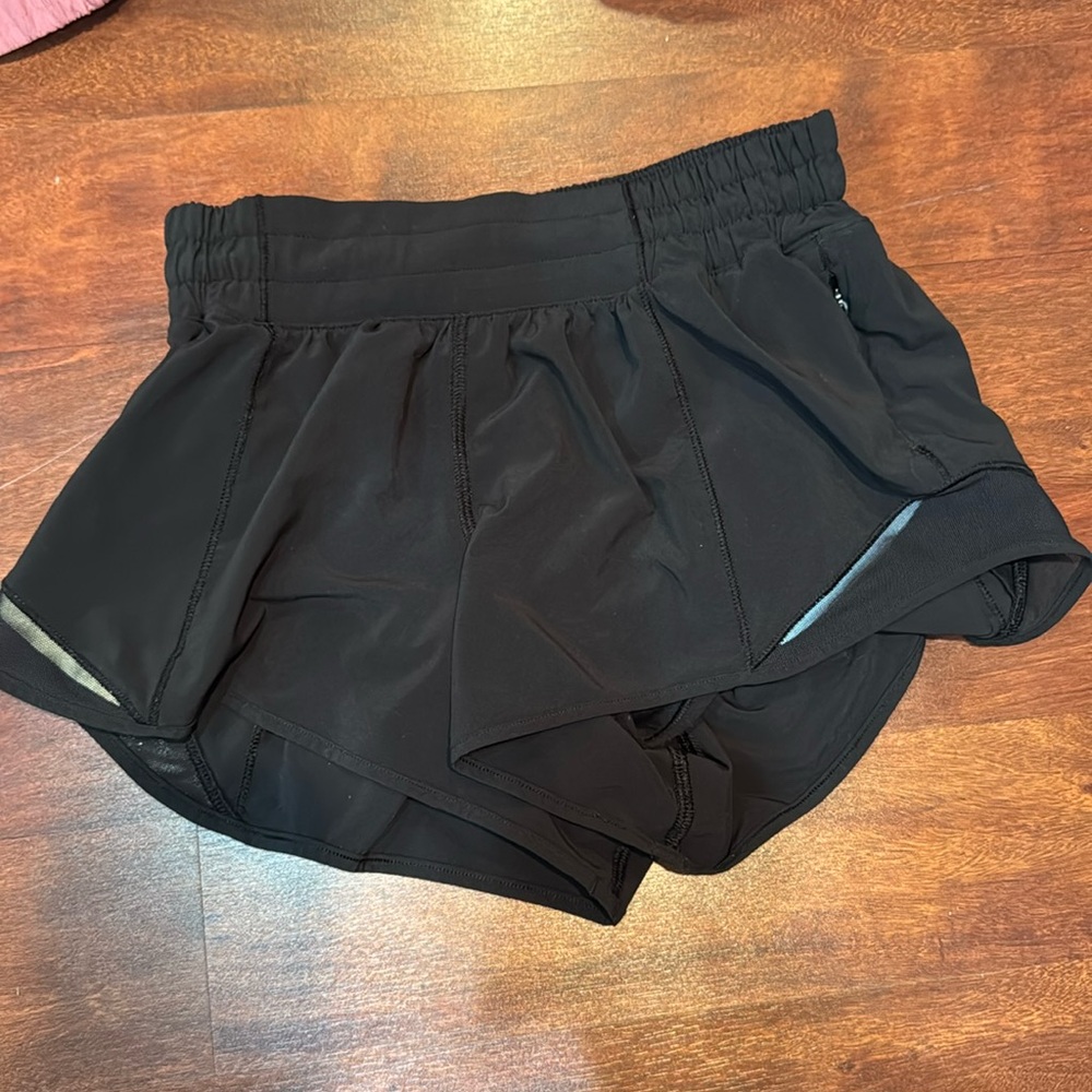 Brand: LuLu Lemon Black, Athletic Shorts Size:4